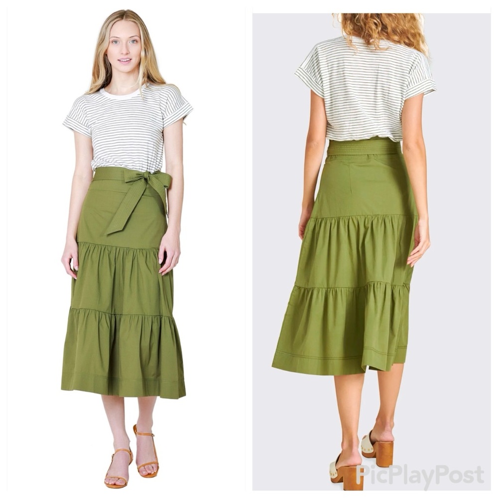 Veronica Beard Jeans Trail Mixed Media Dress